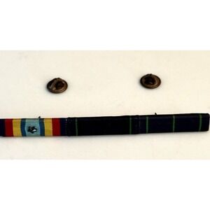 US Military Ribbon Bar Pin National Defense Service Star Lapel Pin